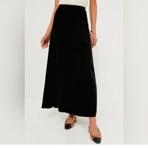 Tuckernuck Black velvet Martha Skirt. NWT. XS